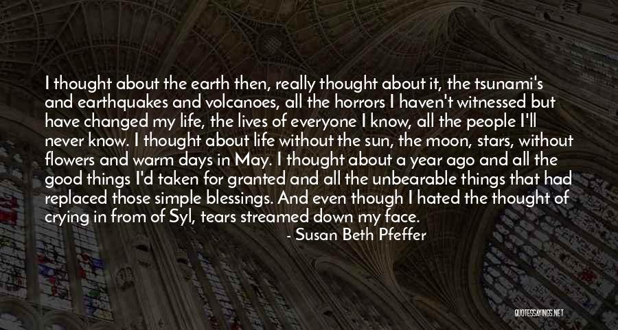 Blessings Of Family Quotes By Susan Beth Pfeffer