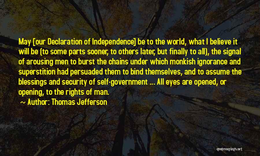 Blessings To Others Quotes By Thomas Jefferson