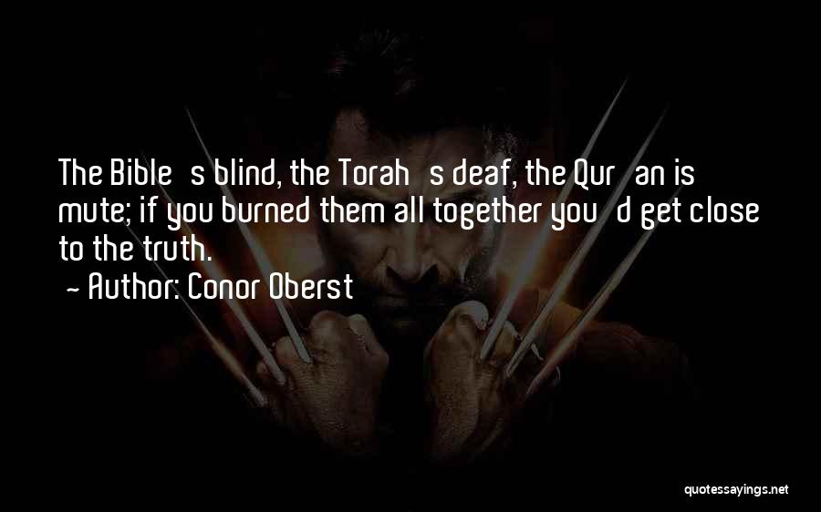 Blind Bible Quotes By Conor Oberst