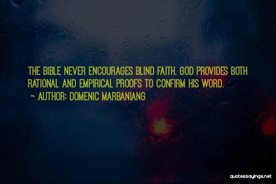 Blind Bible Quotes By Domenic Marbaniang