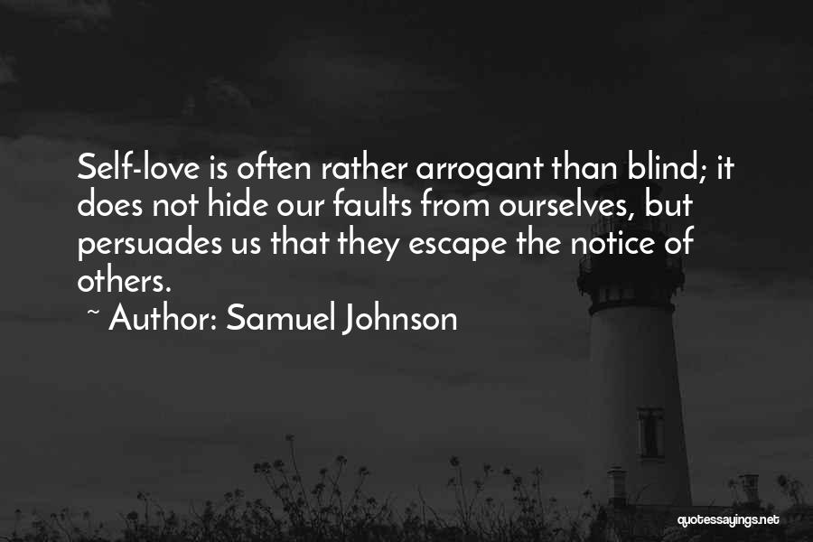 Blind Love Quotes By Samuel Johnson
