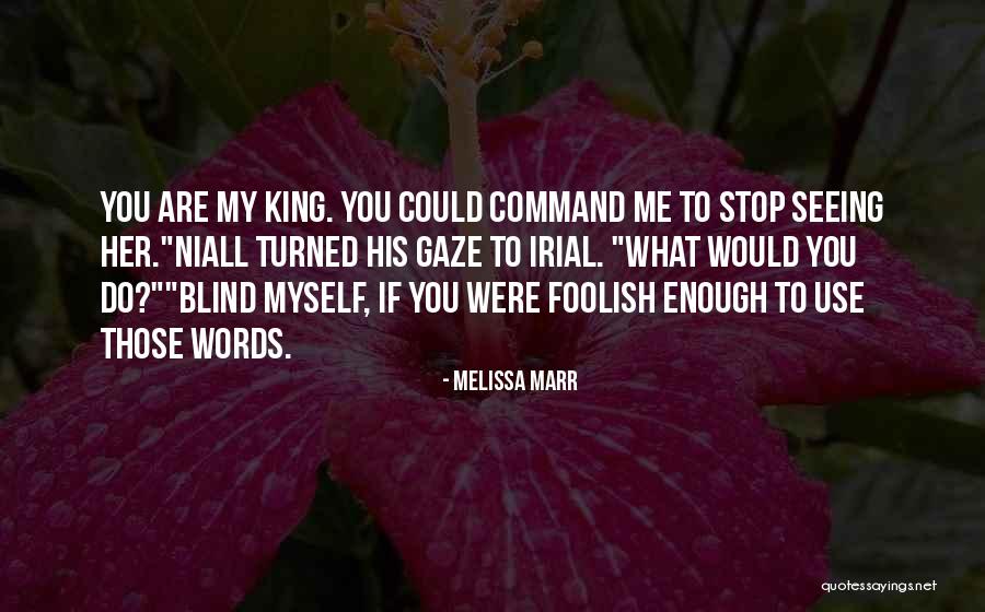 Blind Loyalty Quotes By Melissa Marr Blind Loyalty Quotes By Melissa Marr