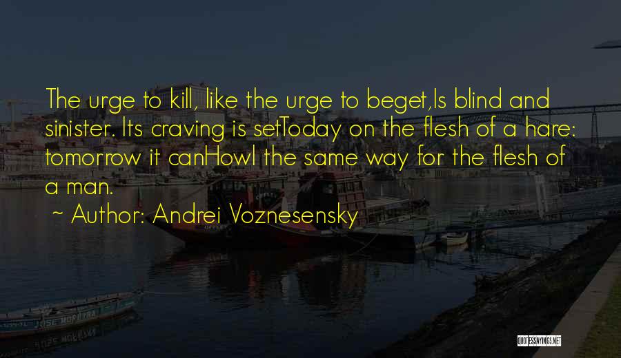 Blind Man Quotes By Andrei Voznesensky