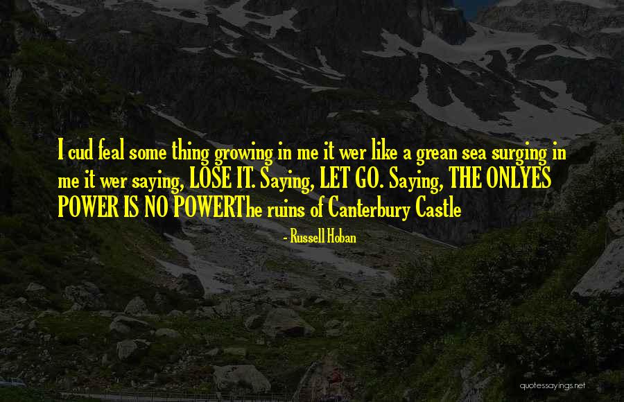 Blind Nobility Quotes By Russell Hoban Blind Nobility Quotes By Russell Hoban