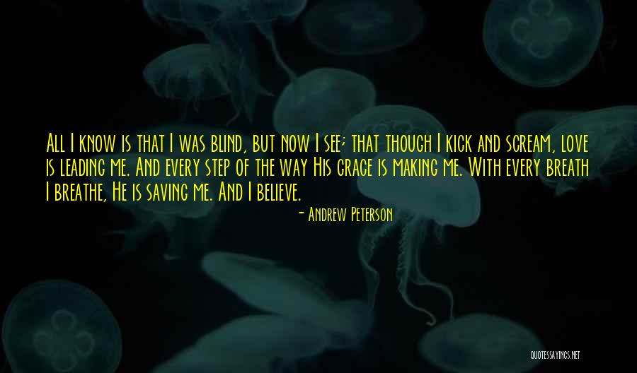 Blind Now I See Quotes By Andrew Peterson Blind Now I See Quotes By Andrew Peterson