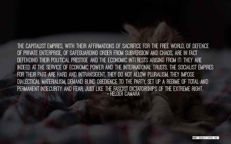 Blind Power Quotes By Helder Camara Blind Power Quotes By Helder Camara