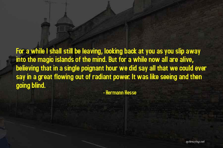 Blind Power Quotes By Hermann Hesse Blind Power Quotes By Hermann Hesse