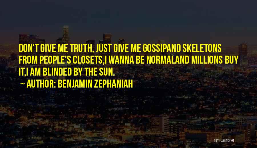 Blinded By The Past Quotes By Benjamin Zephaniah