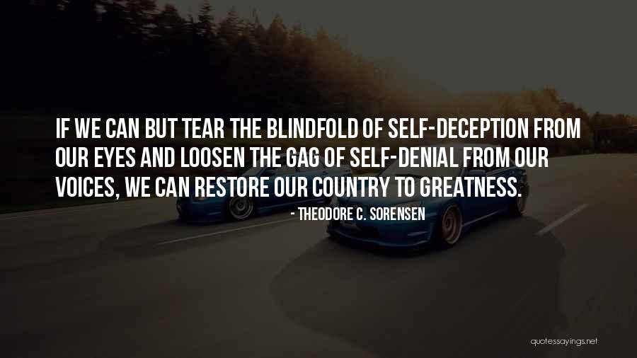Blindfold Quotes By Theodore C. Sorensen Blindfold Quotes By Theodore C. Sorensen