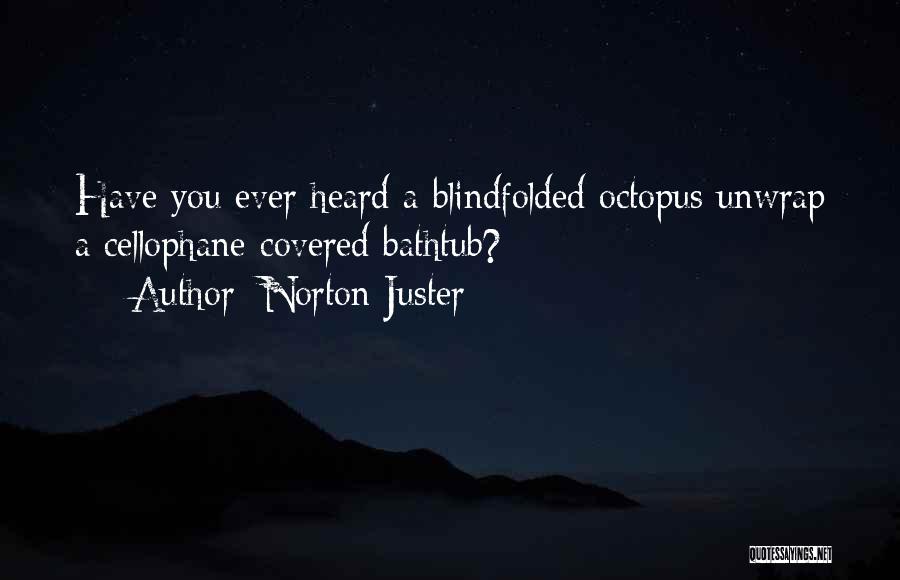 Blindfolded Quotes By Norton Juster