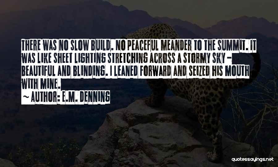 Blinding Love Quotes By E.M. Denning