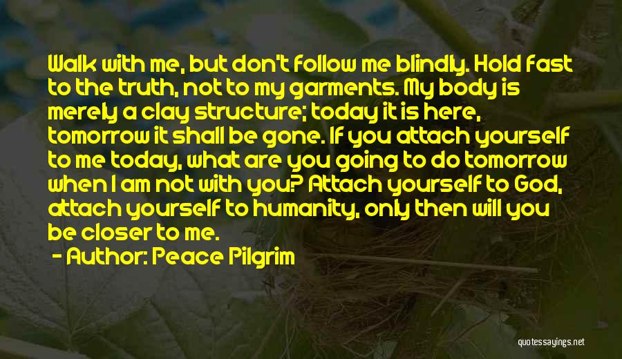 Blindly Follow Quotes By Peace Pilgrim