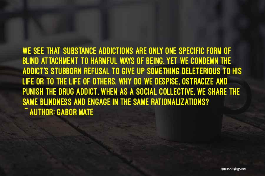 Blindness In Life Quotes By Gabor Mate