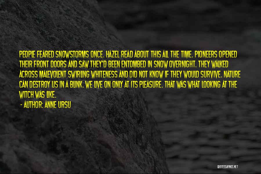 Blink Once Quotes By Anne Ursu