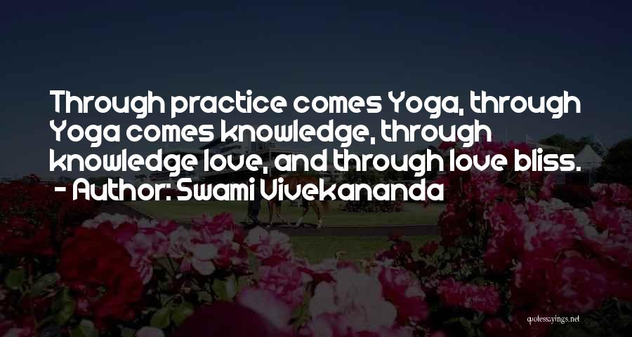 Bliss And Love Quotes By Swami Vivekananda