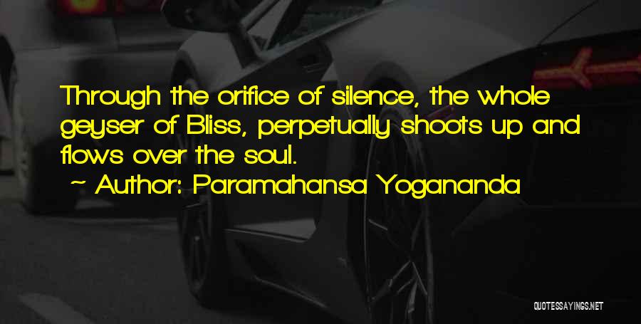 Bliss Of The Soul Quotes By Paramahansa Yogananda