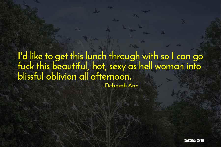 Blissful Quotes By Deborah Ann