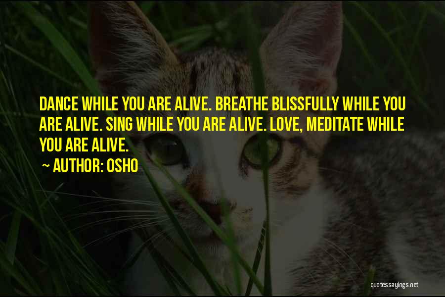 Blissfully Quotes By Osho