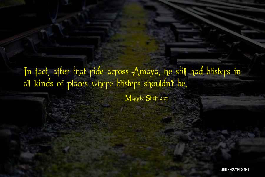 Blisters Quotes By Maggie Stiefvater Blisters Quotes By Maggie Stiefvater