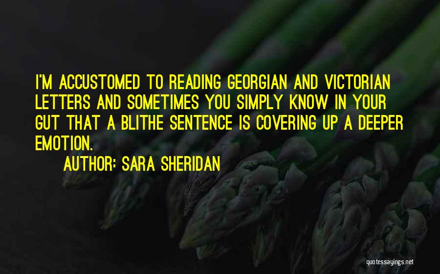 Blithe Quotes By Sara Sheridan