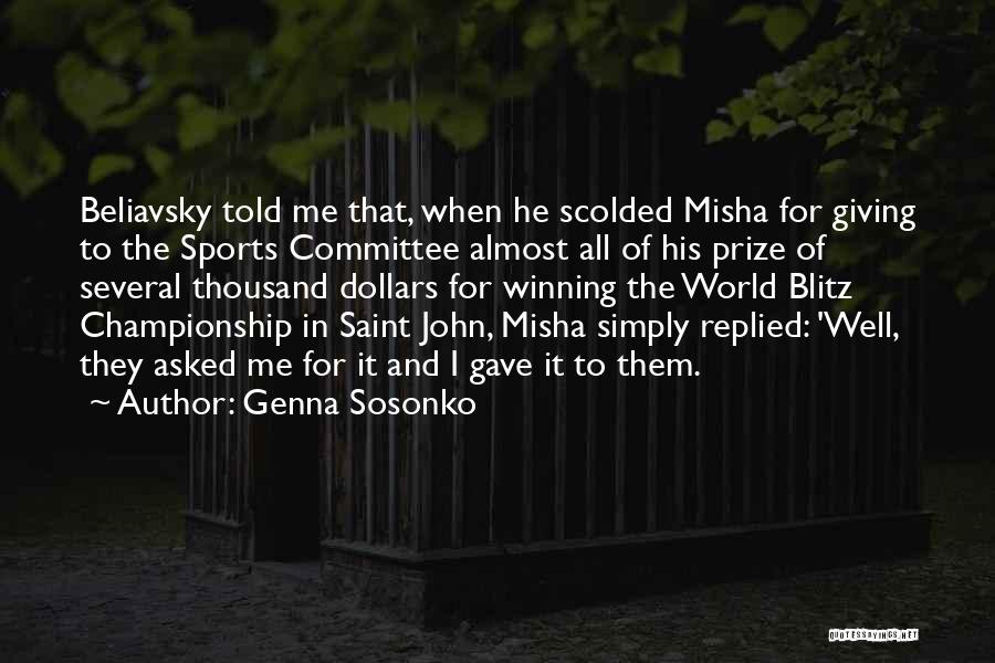 Blitz Quotes By Genna Sosonko