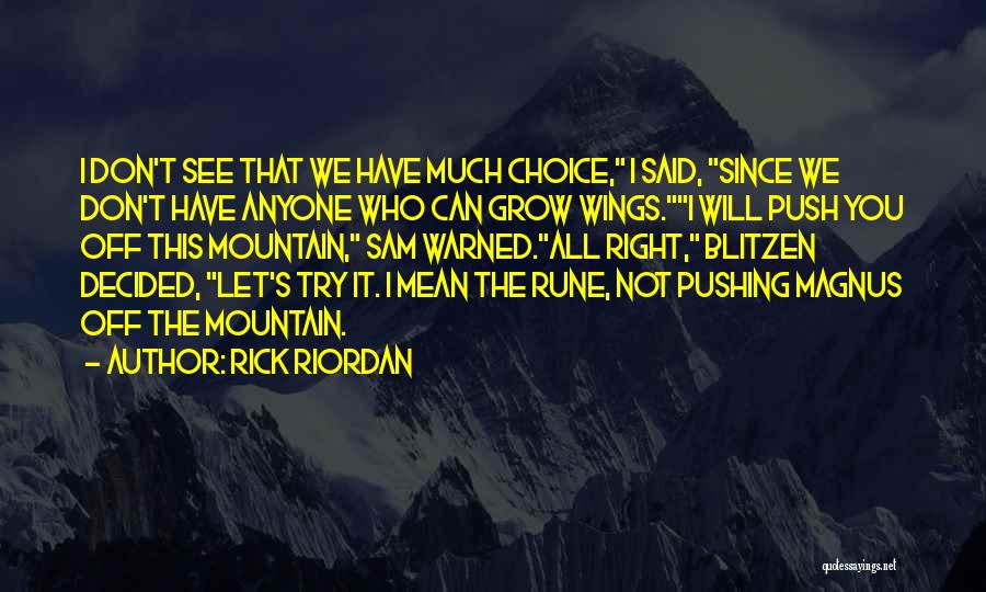 Blitzen Quotes By Rick Riordan