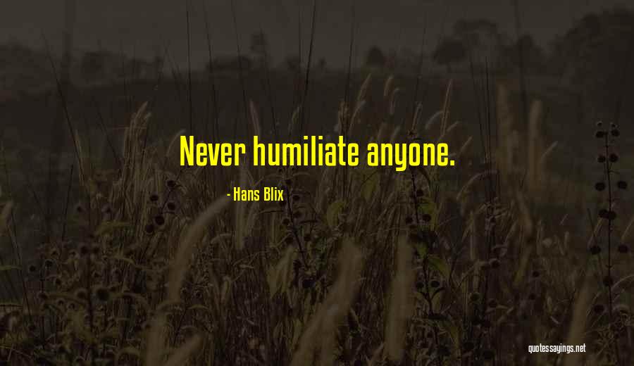 Blix Quotes By Hans Blix