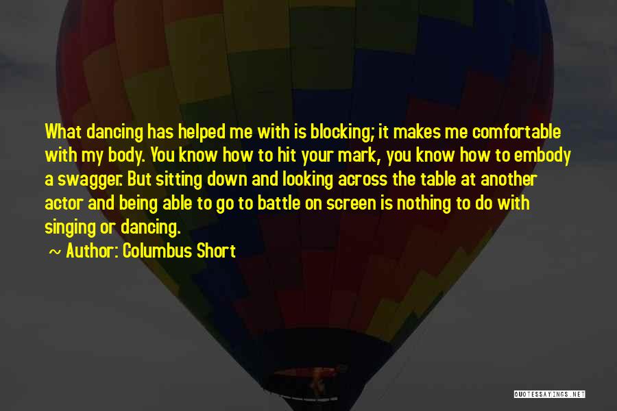 Blocking Me Quotes By Columbus Short