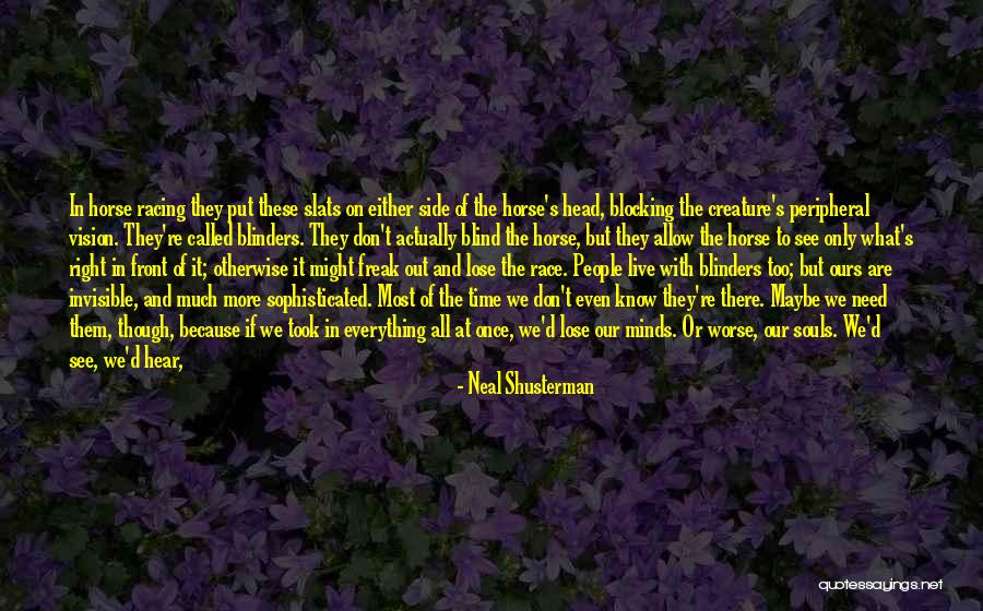 Blocking Out Quotes By Neal Shusterman