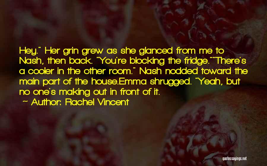 Blocking Out Quotes By Rachel Vincent