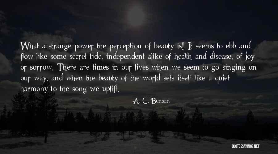 Blodeuwedd Correspondences Quotes By A. C. Benson Blodeuwedd Correspondences Quotes By A. C. Benson