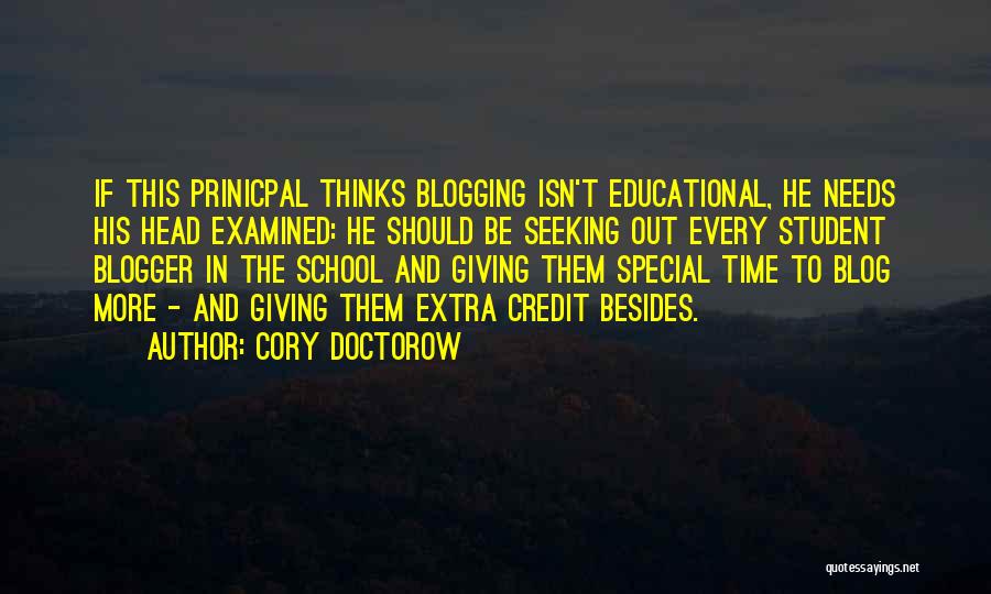 Blogger Funny Quotes By Cory Doctorow