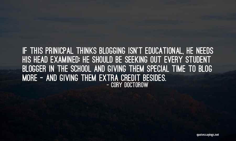 Blogger Quotes By Cory Doctorow