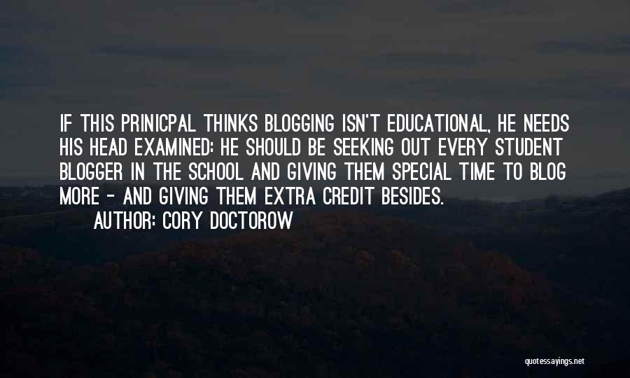 Blogging Funny Quotes By Cory Doctorow