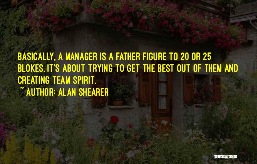 Blokes Quotes By Alan Shearer