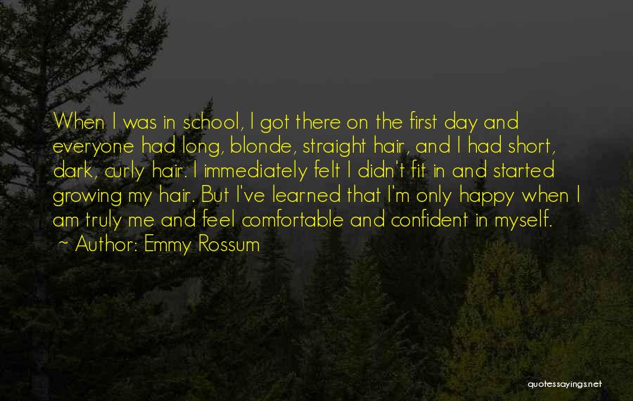 Blonde Curly Hair Quotes By Emmy Rossum