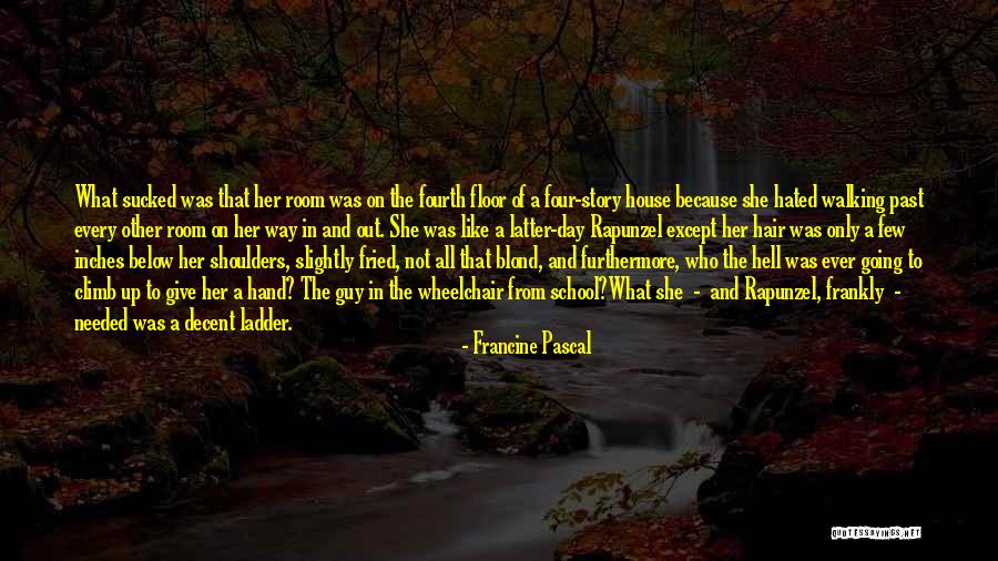 Blonde Hair Quotes By Francine Pascal