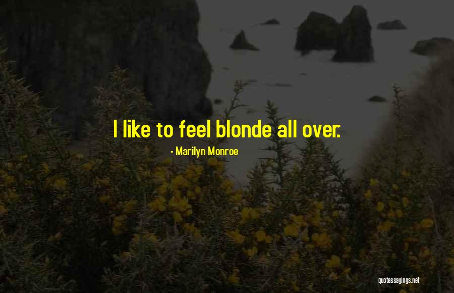 Blonde Quotes By Marilyn Monroe Blonde Quotes By Marilyn Monroe