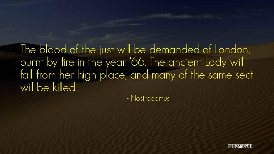 Blood And Fire Quotes By Nostradamus Blood And Fire Quotes By Nostradamus