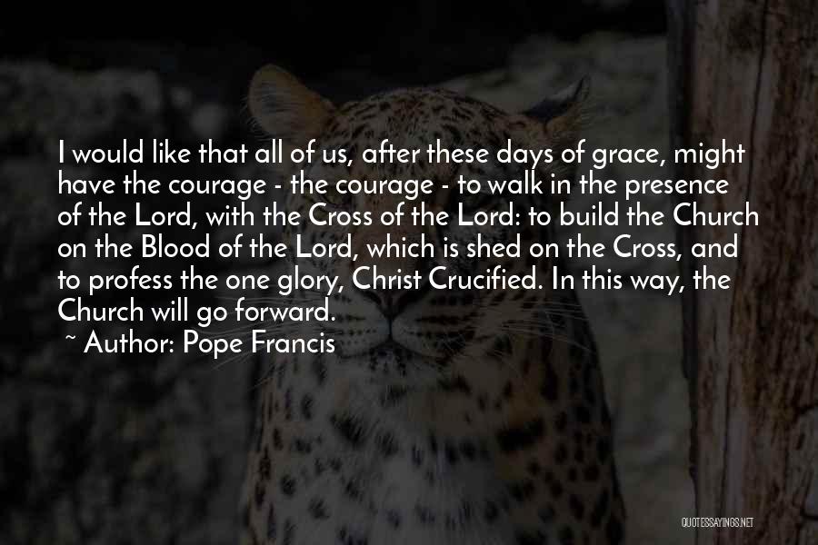 Blood And Glory Quotes By Pope Francis