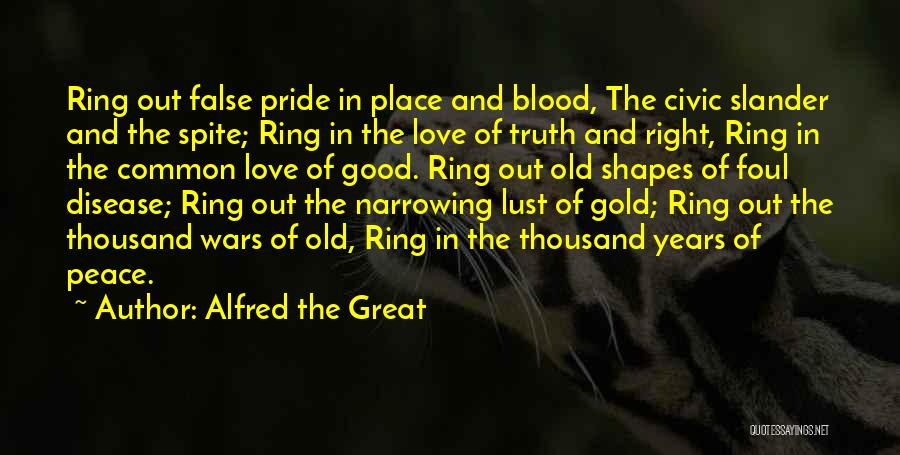 Blood And Gold Quotes By Alfred The Great