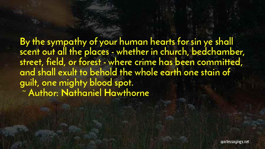 Blood And Guilt Quotes By Nathaniel Hawthorne