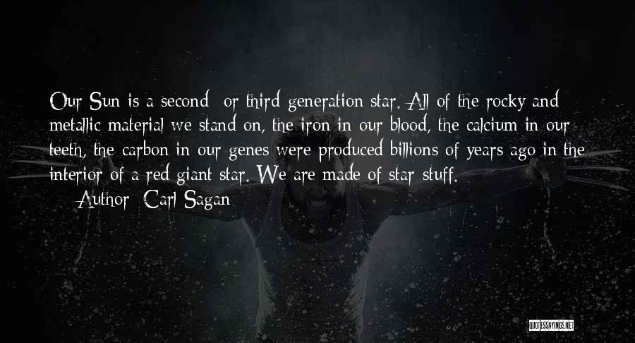 Blood And Iron Quotes By Carl Sagan
