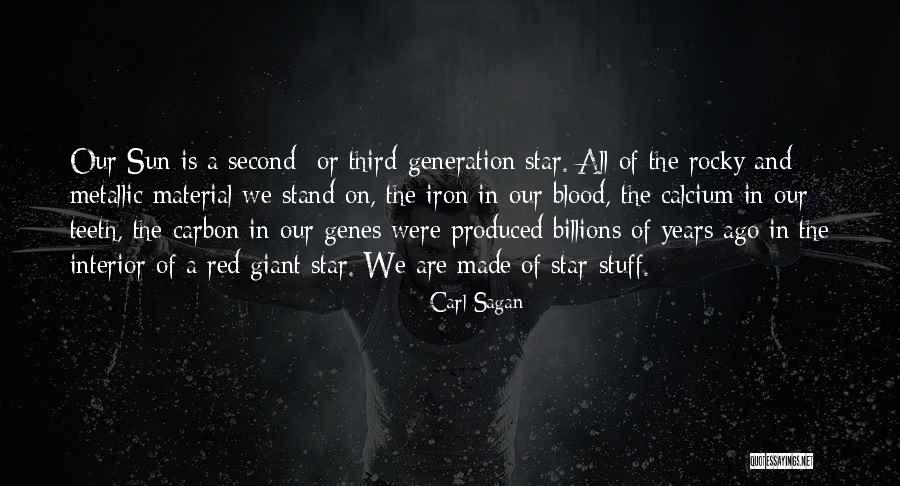 Blood And Iron Quotes By Carl Sagan