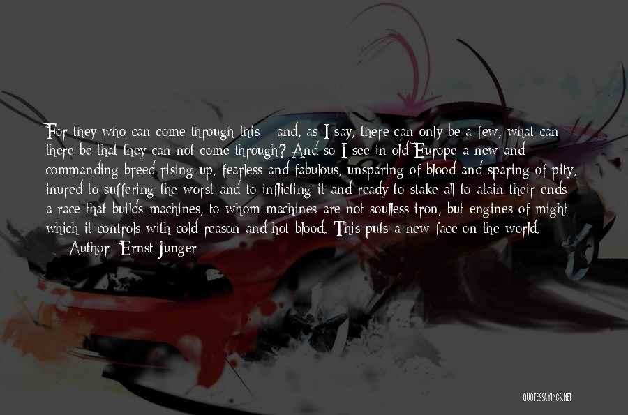 Blood And Iron Quotes By Ernst Junger