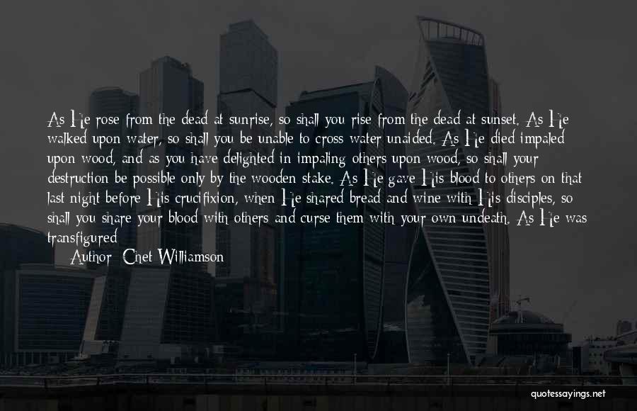 Blood Before Water Quotes By Chet Williamson