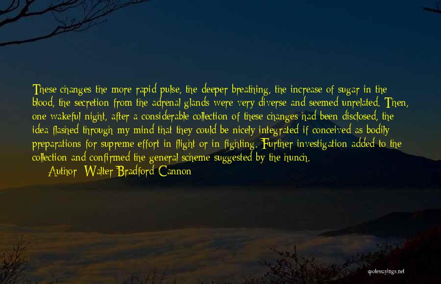 Blood Collection Quotes By Walter Bradford Cannon