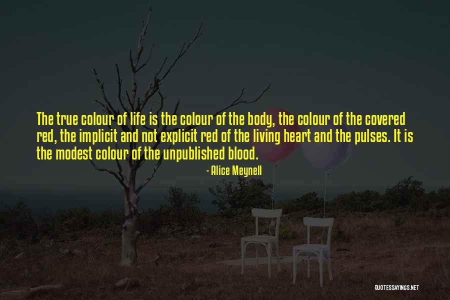 Blood Covered Quotes By Alice Meynell Blood Covered Quotes By Alice Meynell