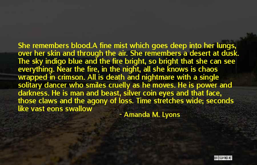 Blood Crimson Quotes By Amanda M. Lyons Blood Crimson Quotes By Amanda M. Lyons