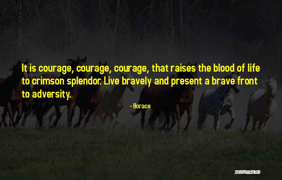 Blood Crimson Quotes By Horace Blood Crimson Quotes By Horace